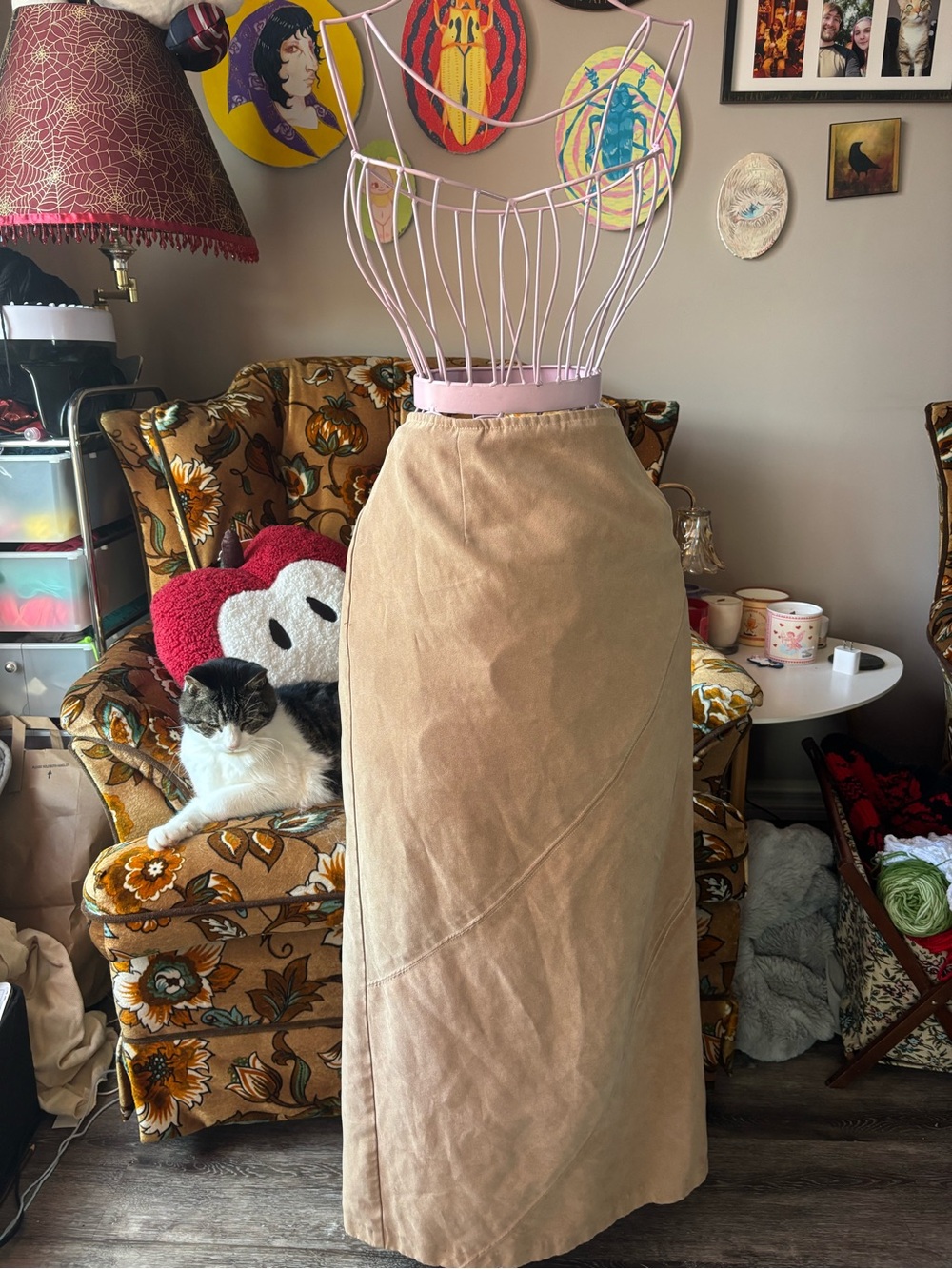 cleo Maxi Skirt in Brown